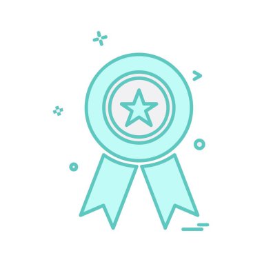 madalya simge tasarlamak vektör 