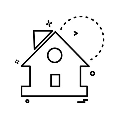 Emlak simge tasarlamak vektör