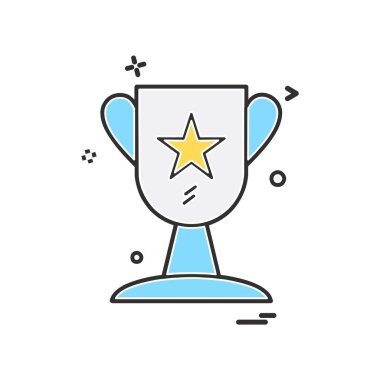 Ödül simgesi tasarım vektörü