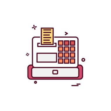 Alışveriş simgesi tasarım vektörü 