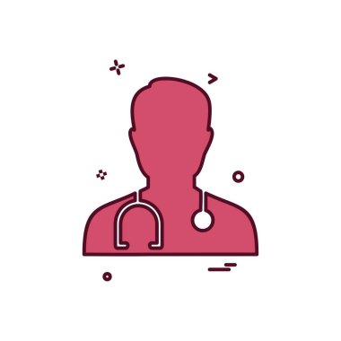 Avatar erkek simge tasarım vektörü