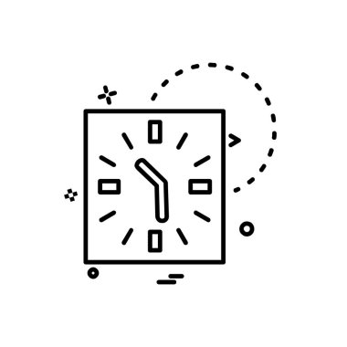 Kilit simgesi tasarım, vektör çizim