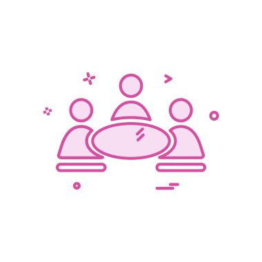 Grup avatar simge tasarlamak vektör