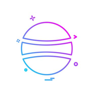 Topu simge tasarlamak vektör