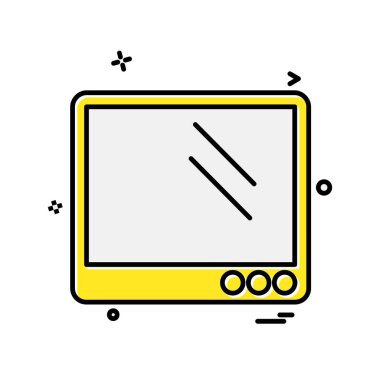 Bilgisayar simgesi tasarım vektörü