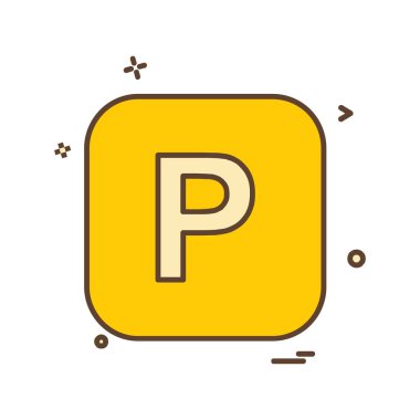 İngilizce alfabe simge tasarlamak vektör 