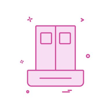 Dolap simge tasarlamak vektör