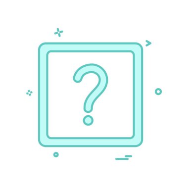 soru işareti sor simge vektör tasarımı