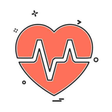 Tıbbi simge tasarım, renkli vektör çizim