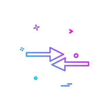 Ok simgesi tasarım vektörü