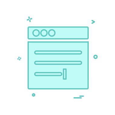 Web düzeni simge tasarım vektörü