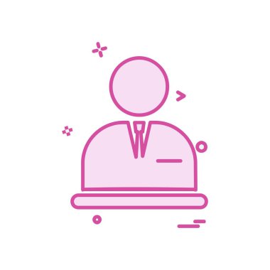 Avatar simge tasarlamak vektör