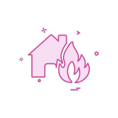 Ev simgesi tasarım vektörü