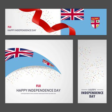 Mutlu bağımsızlık günü afiş Federasyon Bosna ve Hersek ve arka plan belirleme