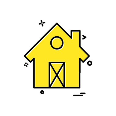 Ev simgesi tasarım vektörü