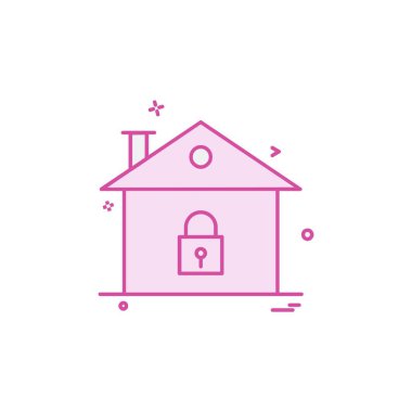 Emlak simgesi tasarım vektörü