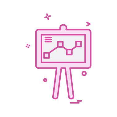 İş grafik simge tasarlamak vektör