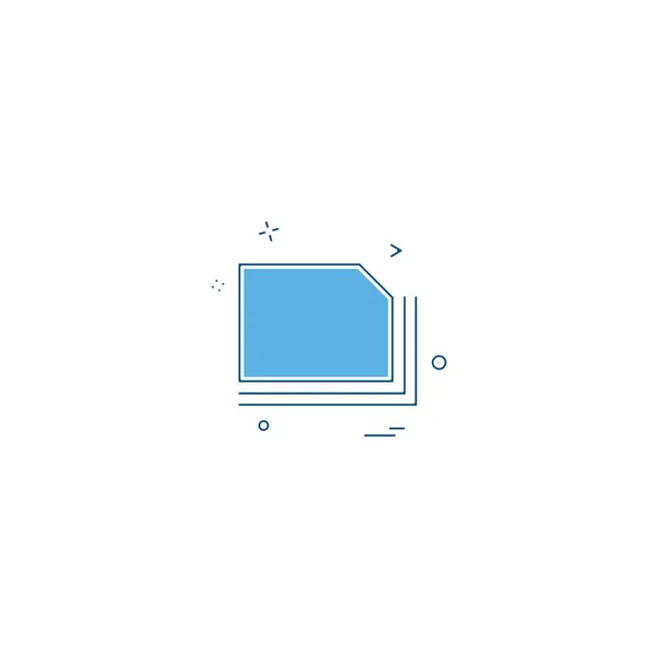 Archivos Icono Diseño Vector — Vector de stock