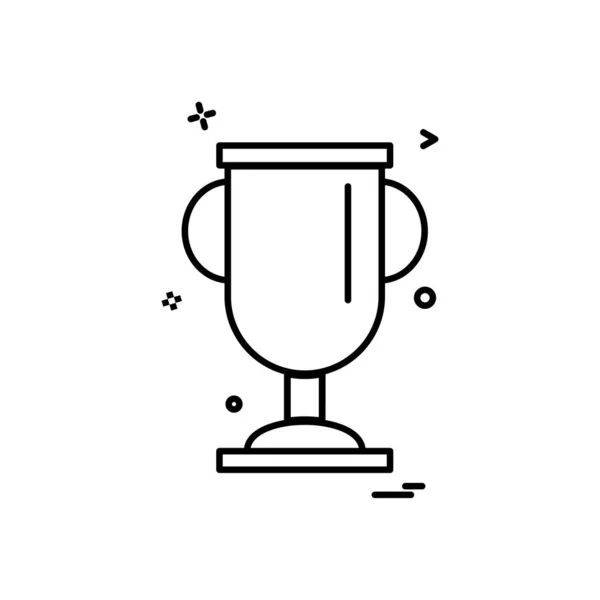 Κύπελλο Βραβείο Εικονίδιο Σχεδιασμό Τρόπαιο — Διανυσματικό Αρχείο
