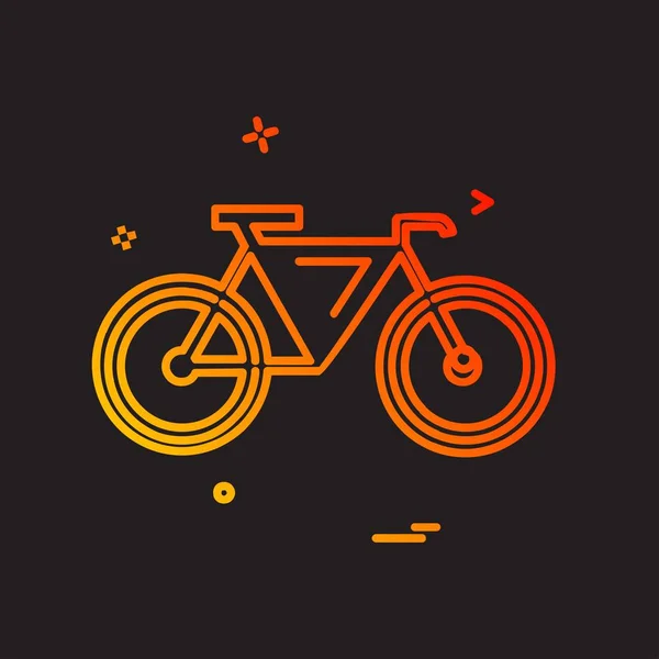 Ciclo Icono Diseño Vector — Vector de stock