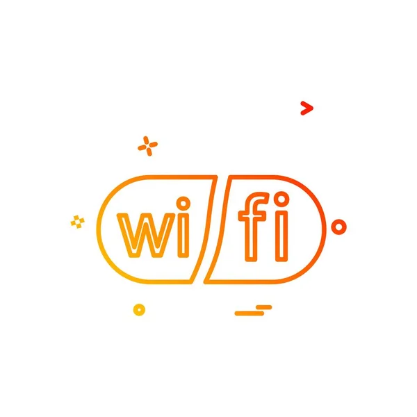 Wifi图标设计矢量 — 图库矢量图片