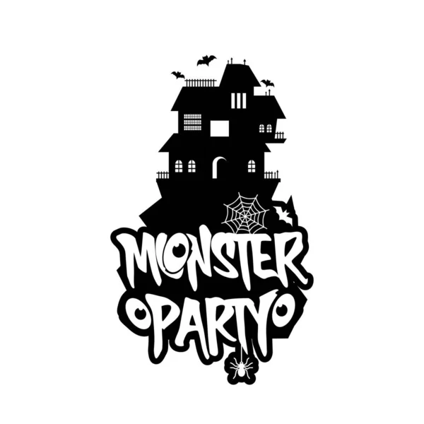 Monster Part Design Med Kreativ Design Vektor — Stock vektor