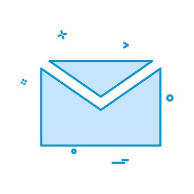 İleti simge tasarlamak vektör