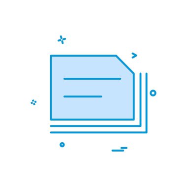 Klasör simge tasarlamak vektör 