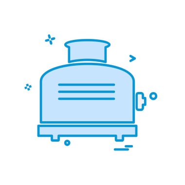 Mutfak simgesi tasarım vektörü