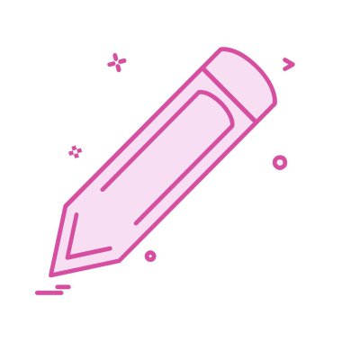 Kalem simgesi tasarım vektörü