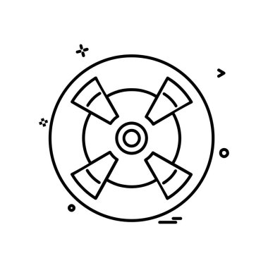 Taraftar simgesi tasarım vektörü