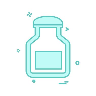 Tıbbi simge tasarım, renkli vektör çizim