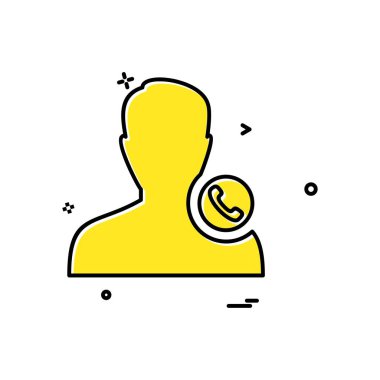 Avatar erkek simge tasarım vektörü