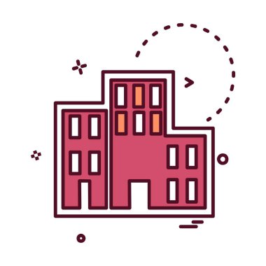 Emlak simge tasarlamak vektör