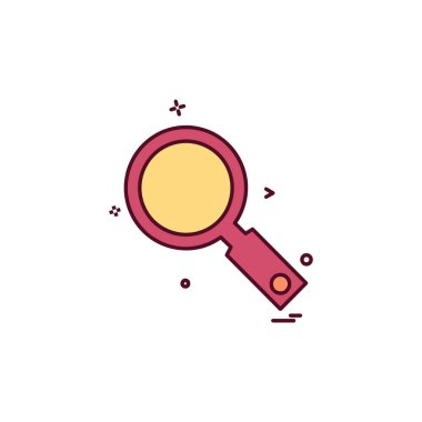 Arama simge tasarlamak vektör