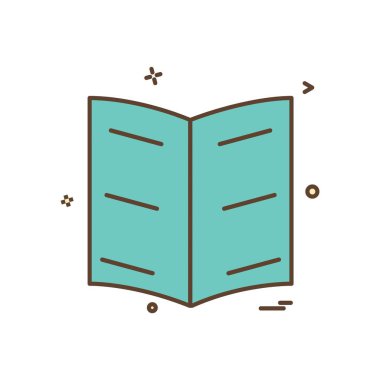 defter simge tasarlamak vektör