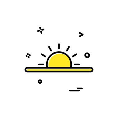 Sadece simge vektör üzerinde beyaz baclground hava