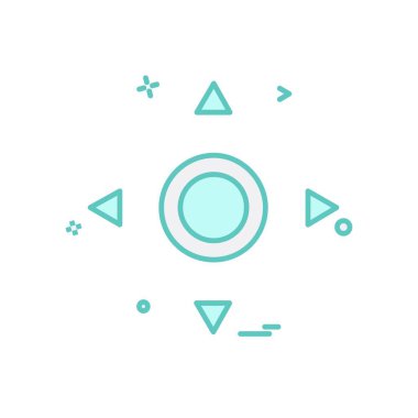 Ok simgesi tasarım vektörü