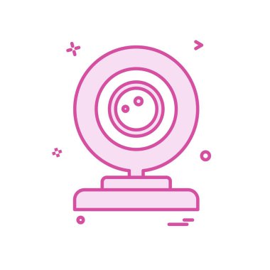 Mikrofon simgesi tasarım vektörü