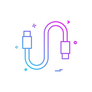 ISB kablo simge tasarlamak vektör