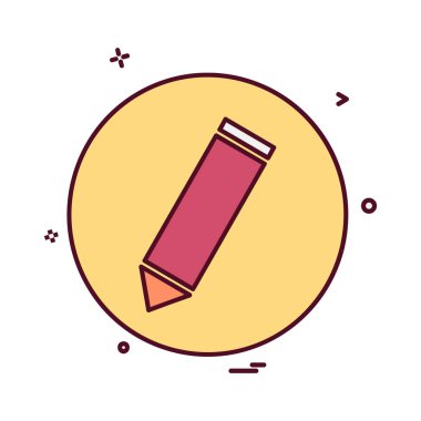 Kalem simge tasarlamak vektör