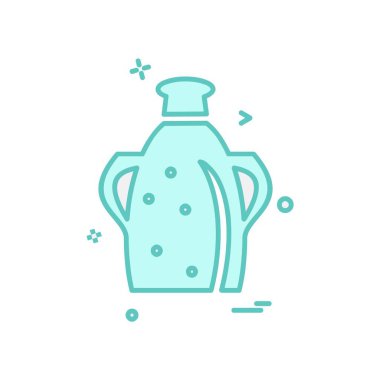 sürahi simgesi tasarım vektörü