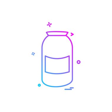 Gıda simgesi tasarım vektörü