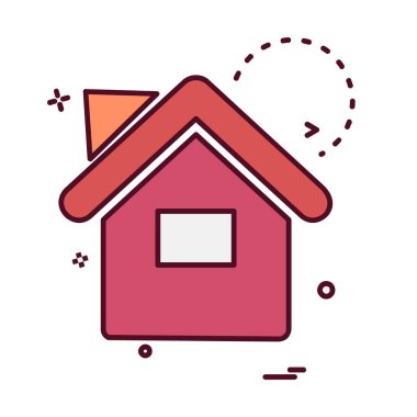 Emlak simge tasarlamak vektör