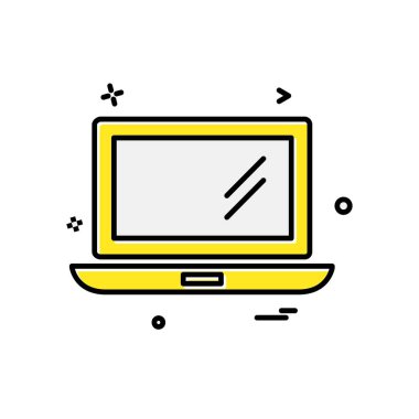 Bilgisayar simgesi tasarım vektörü