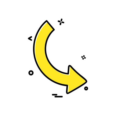 Sağ ok simge tasarlamak vektör