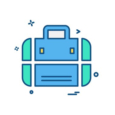 Seyahat simgesi tasarım vektörü