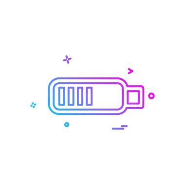 Simgesi tasarım, renkli vektör çizim İndiriyor