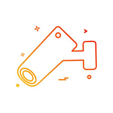 CCTV kamera güvenlik simge tasarlamak vektör