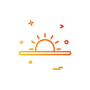 Sadece simge vektör üzerinde beyaz baclground hava